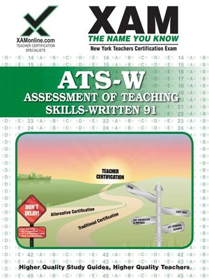 cover image of NYSTCE ATS-W Assessment of Teaching Skills- Written 090, 091